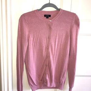 Dusty light pink sparkle cardigan
